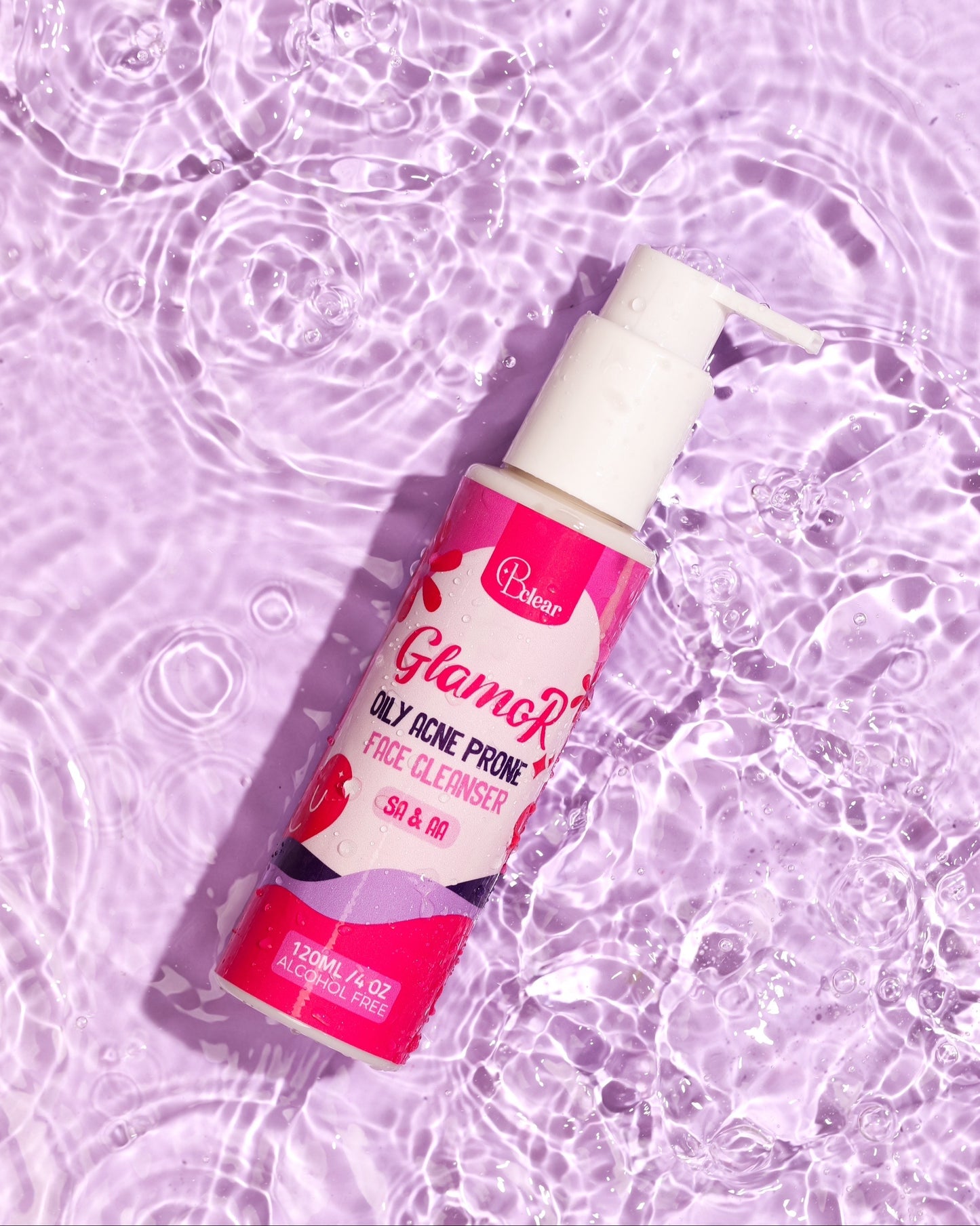 Oily acne prone skin cleanser