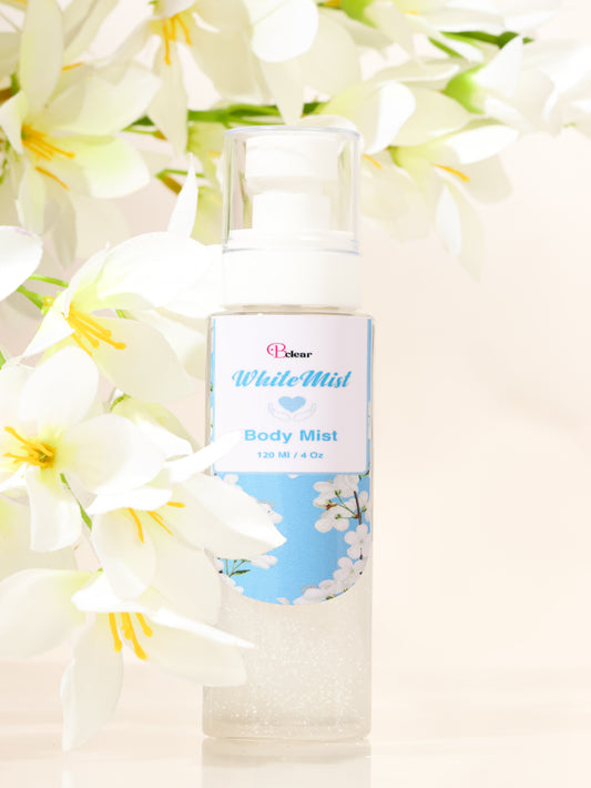 White mist body mist